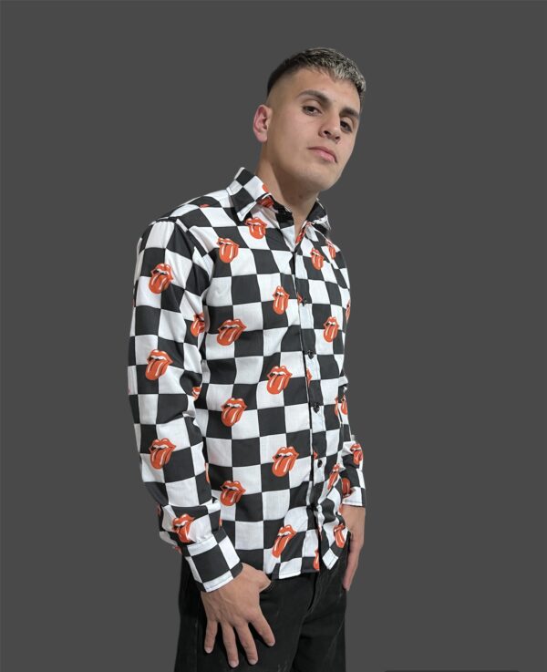 Camisa Chicago Blues Factory Rock The Rolling Stones
