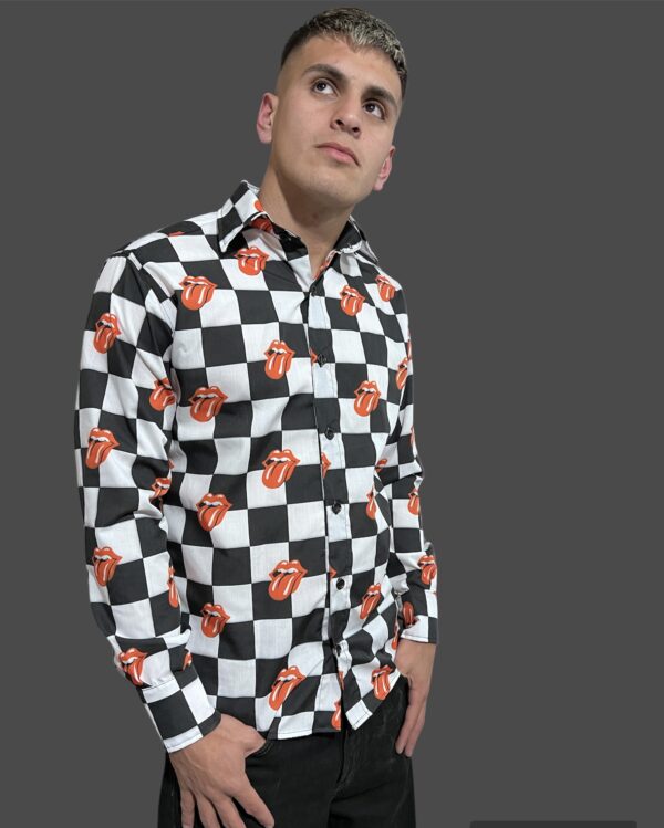Camisa Chicago Blues Factory Rock The Rolling Stones