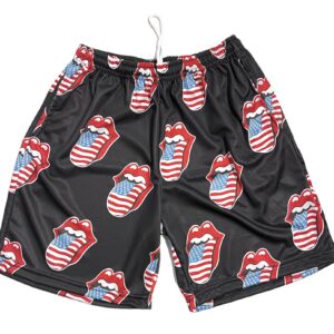 The Rolling Stones Short US black tongue https://factoryrock.store