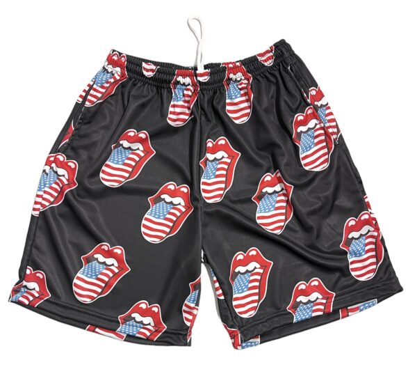 The Rolling Stones Short US black tongue https://factoryrock.store