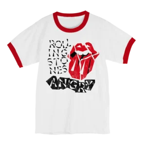 Rolling stones White T Shirt don't be angry with me hackney diamonds