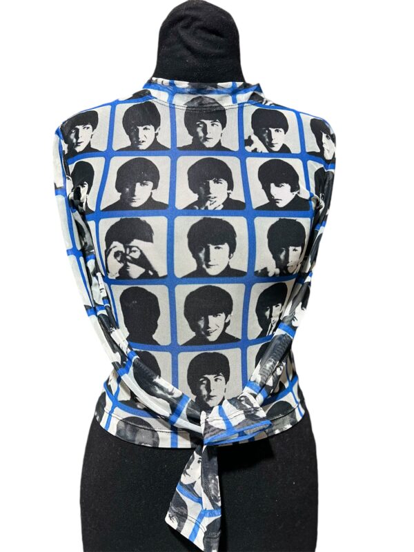 The Beatles micro tulle t-shirt top available on: https://factoryrock.store