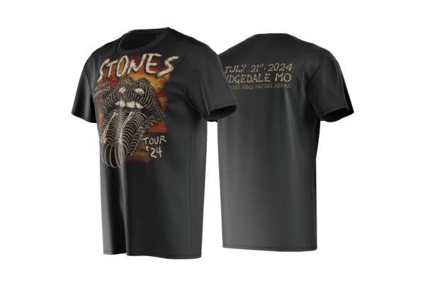 The Rolling Stones RIDGEDALE Men T Shirts 2024 available on: https://factoryrock.store