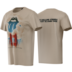 The Rolling Stones SANTA CLARA Men T Shirts 2024 available on: https://factoryrock.store