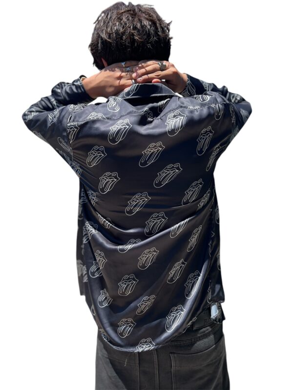 Paint it Black The Rolling Stones Silk Shirt only on: www.factoryrock.store