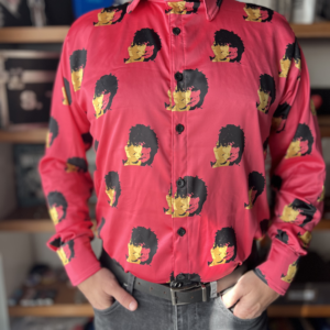 Ron Wood Fearless Silk Shirt availlable only on: https://factoryrock.store/product/ron-wood-fearless/